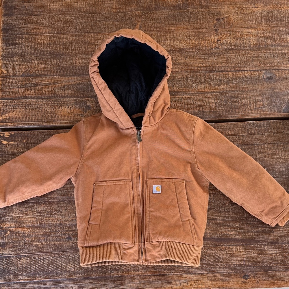Carhartt Tan Hooded Jacket